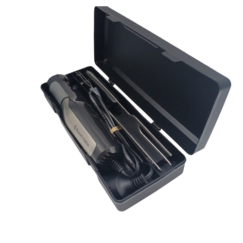 Russell Hobbs Elite Carve Electric Knife RHEK600A, Black, Excellent Like New Condition (Unused), With Hard Case + Knife (WR)