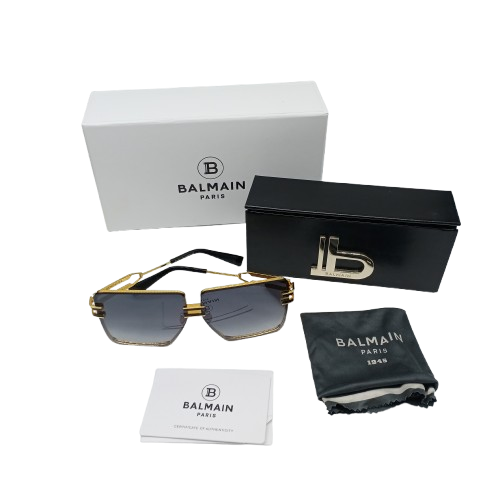 Balmain Gendarme Sunglasses BPS-109-66 + Box + Dustbag + Case – Second Hand Item (CP)