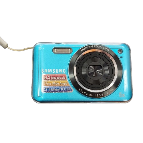 Samsung ES75 Blue Digital Camera With Case And Box (CP-1359883)