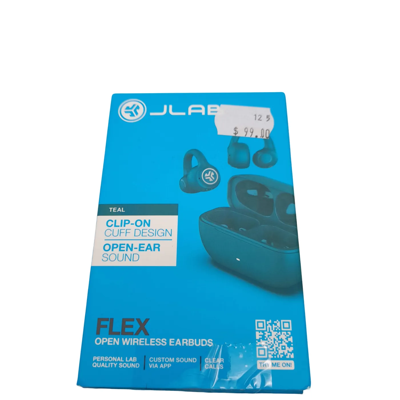 JLab Flex Open Earbuds Teal Bluetooth New In Box (WL1423379)