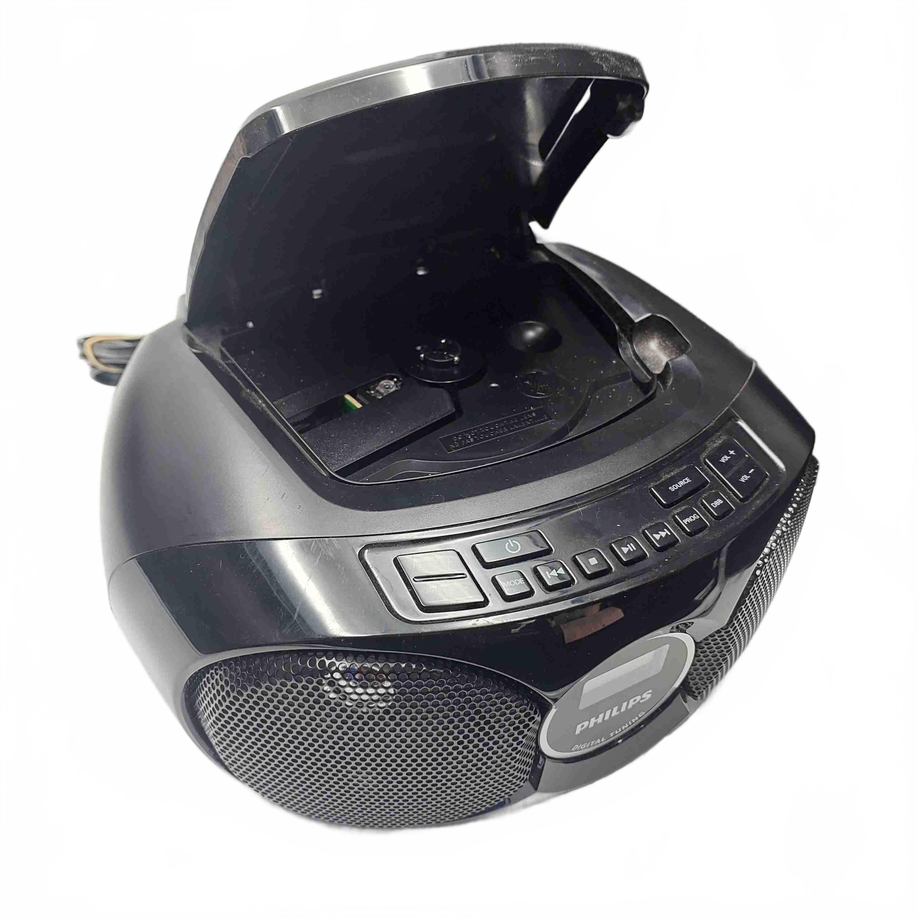 Philips CD Player AZ215B/79 Black (GB1434845)