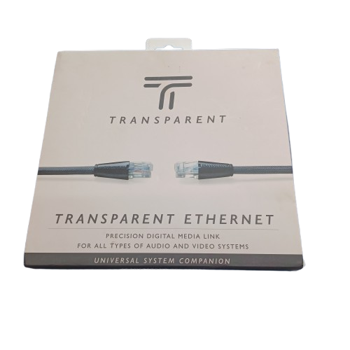 Transparent Ethernet Cable In  Box