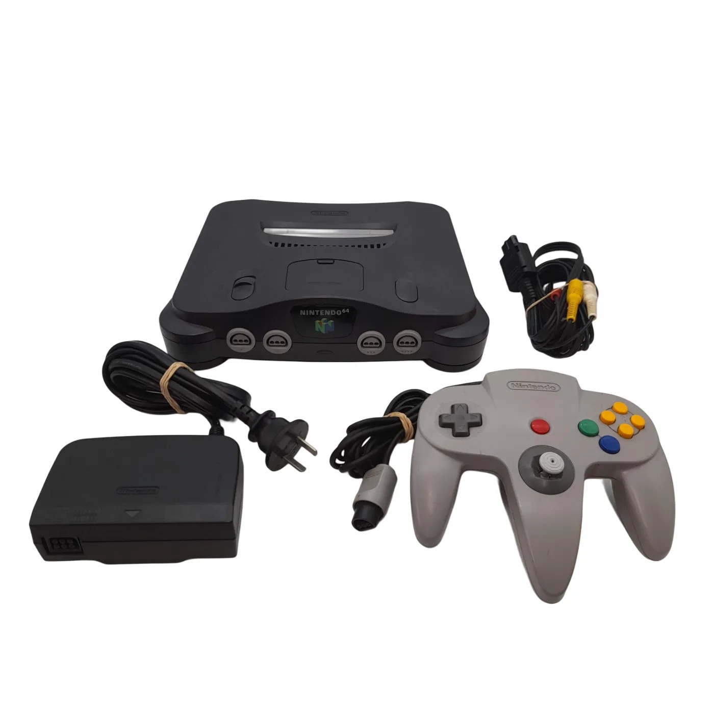 Nintendo 64 NUS-001 Console Black With Controller, AV, & Power (WL 1426993)