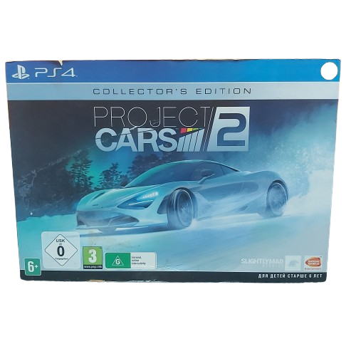 Project  Cars 2 Collectors Edition Playstation 4 Edition Comes With Books, Model Car, Lanyars And Game In Very Good Condition With Manual