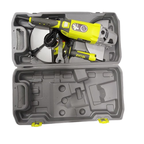 Ryobi Angle Grinder EAG2023RG In Case – Condition Used Very Good