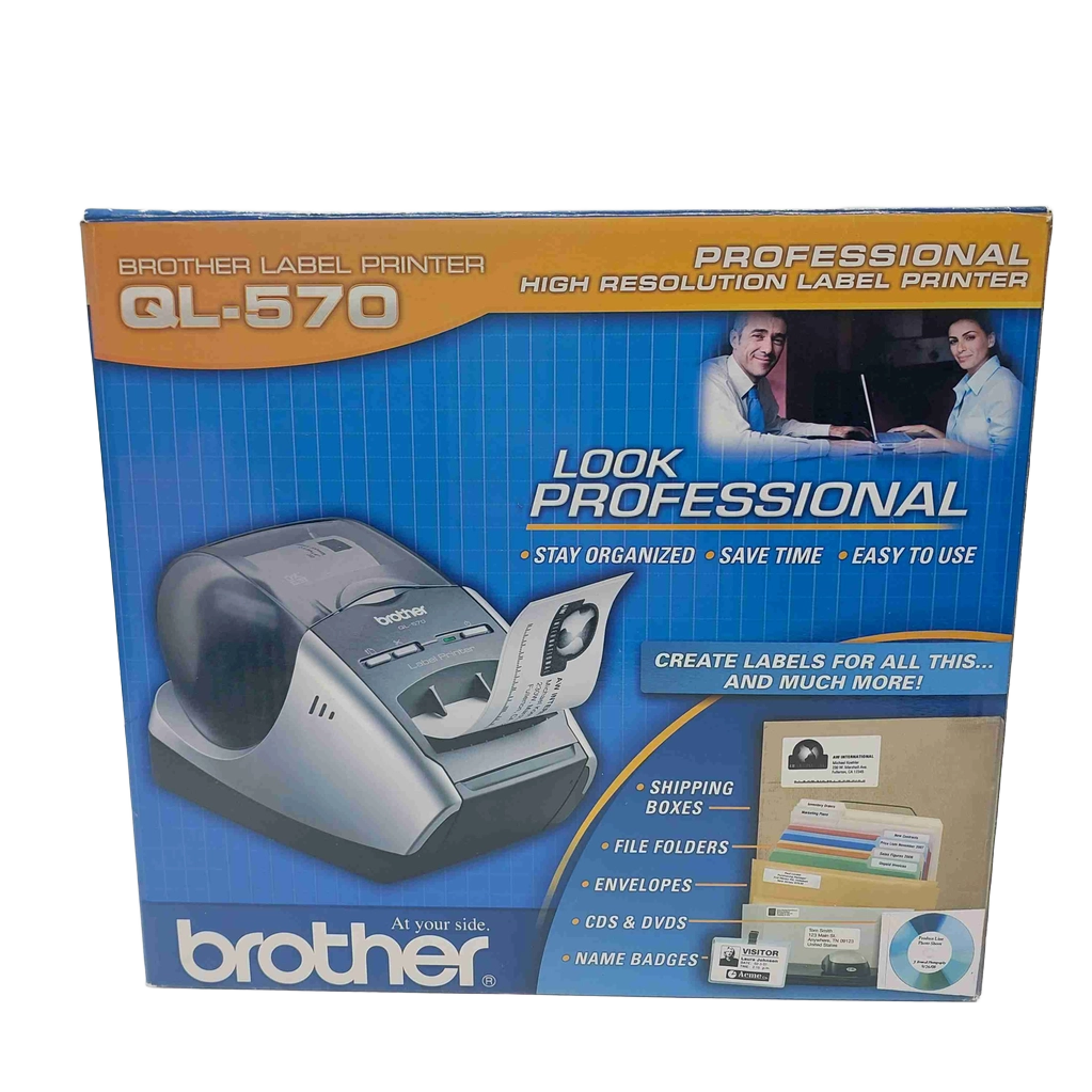 Brother QL570 Label Maker Grey (1430931) (GB)