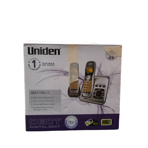 Uniden DECT 1735 + 1DECT Digital Phone System In The Box (JN)