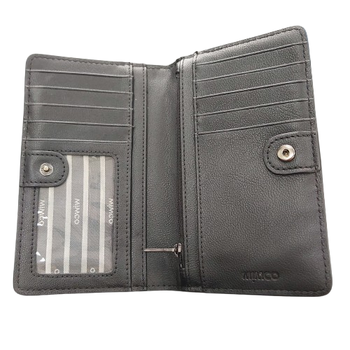 Mimco Wallet Unite 10 Card Slot With Zipper Pocket