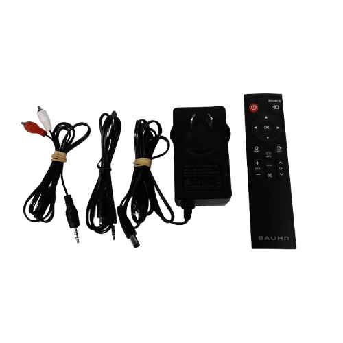 Bauhn ASBWS-0419 2.1 Channel Soundbar and Wireless Subwoofer with Remote and Cables