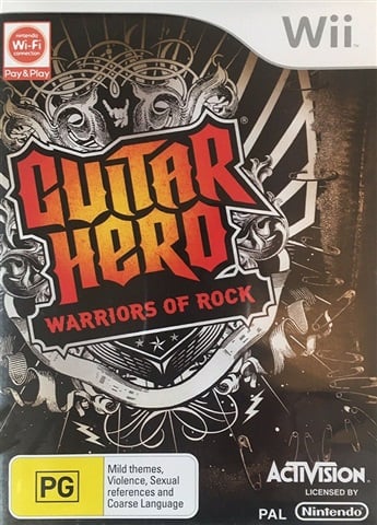 Nintendo Wii Game: Guitar Hero: Warriors Of Rock *Sealed In Case* (WR 1312776)