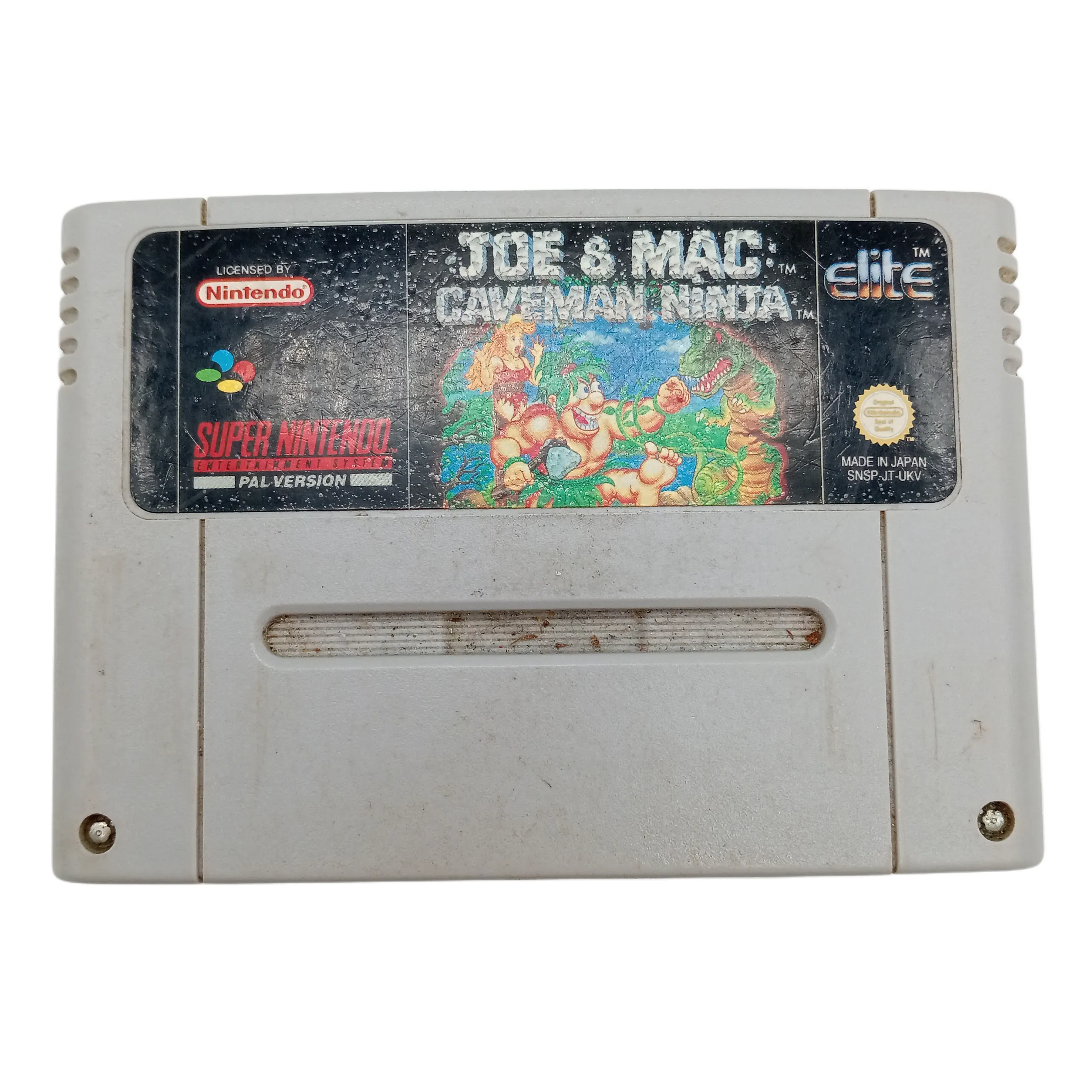 Nintendo SNES Cartridge Joe & Mac Caveman Ninja