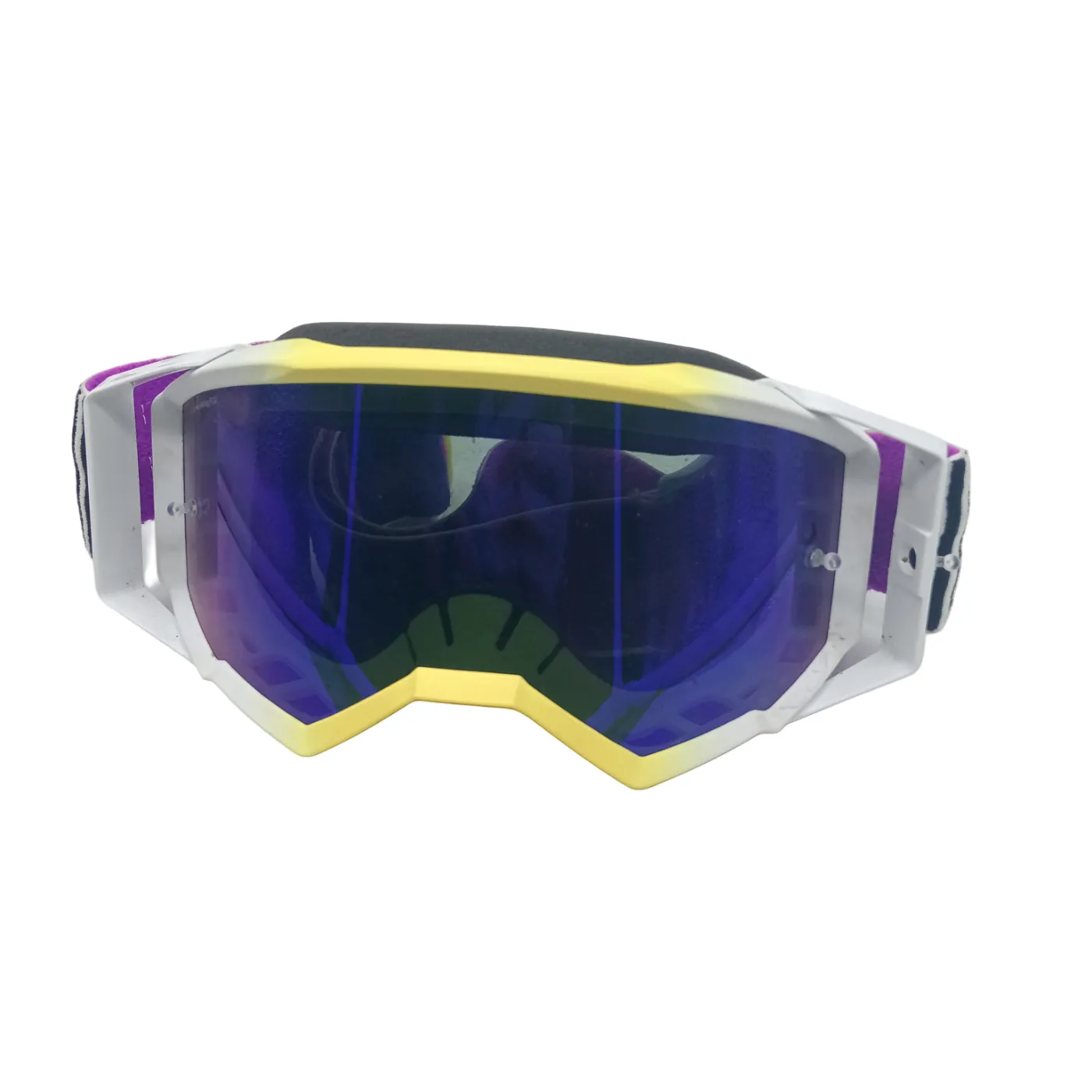 FLY Racing Zone Elite Goggles Black/Yellow/Purple (WR 1395949)