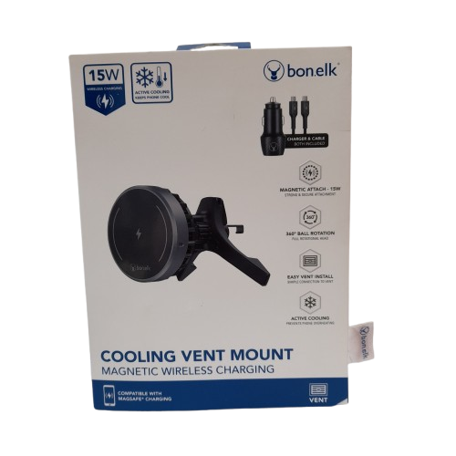 Bonelk Cooling Vent Mount Charger ELK-22822-R (MR)