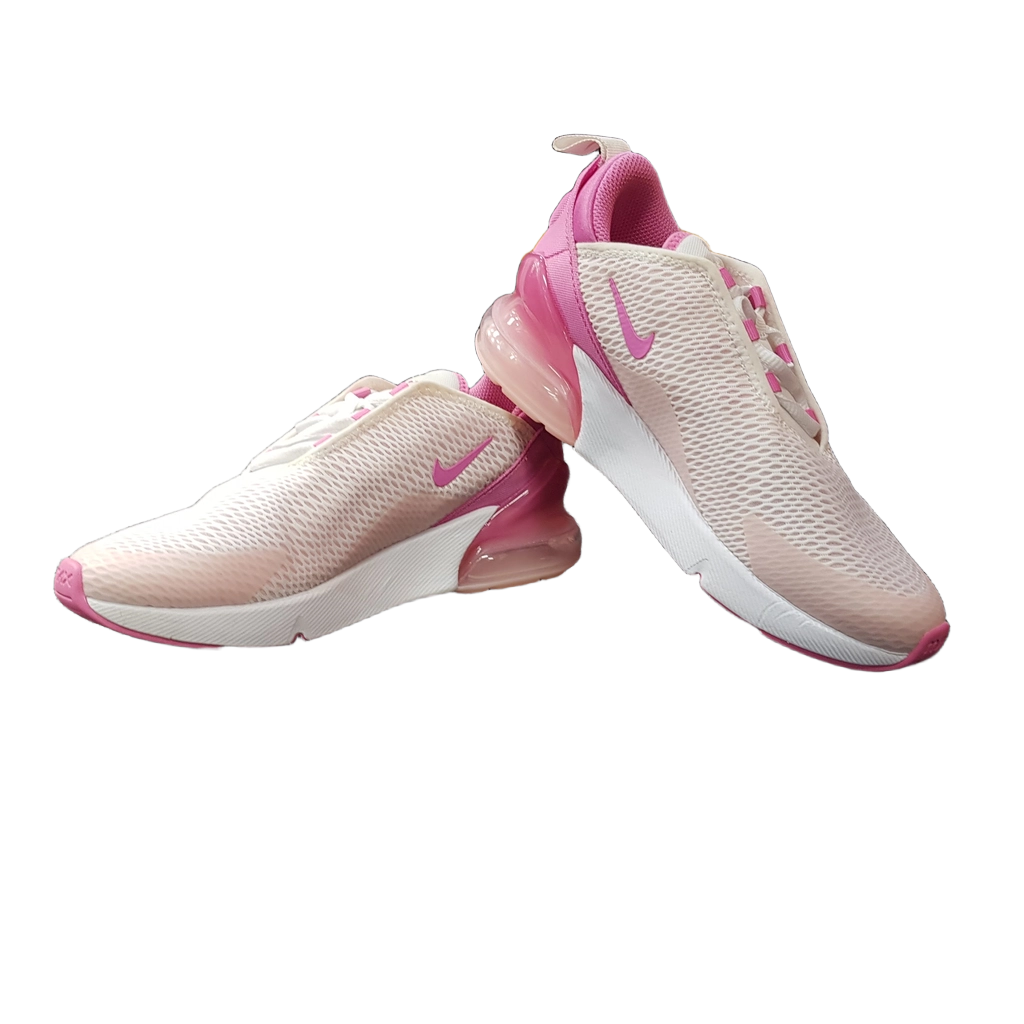 Nike Air Max 270 Youth 3Y Pink and White (MR1412377)