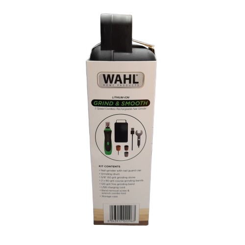 Wahl Grind And Smooth Nail Grinder Black Green  (LN)