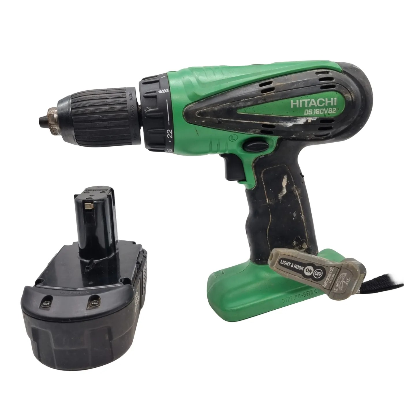 Hitachi Drill DS18DVB2 with Battery (WR)