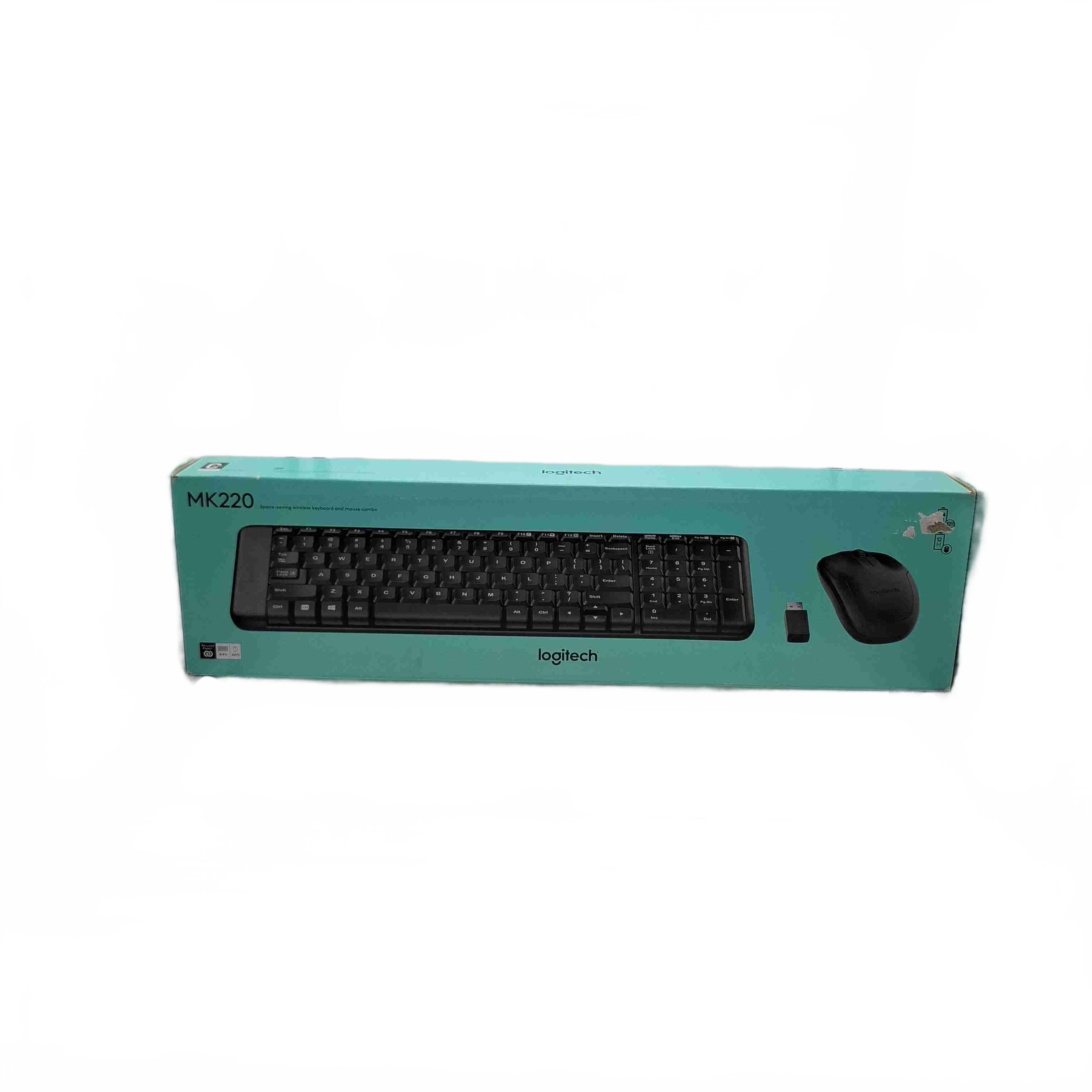 Logitech MK220 Wireless Keyboard And Mouse In Box (WR 1431537)
