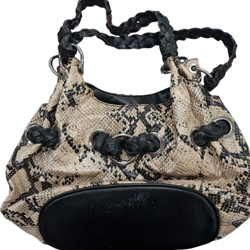 Jag Handbag Beige Snake Skin Generic  (MR)