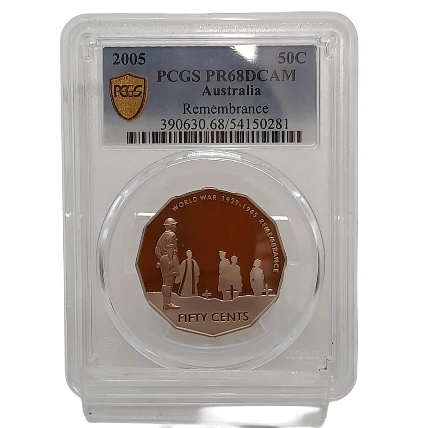 PCGS 2005 50C Remembrance Coin PR69DCAM (WL 1404233)
