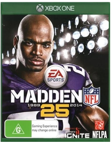 XBOX One Madden NFL 25, Acceptable Condition, With Case No Manual (CP 1283615)