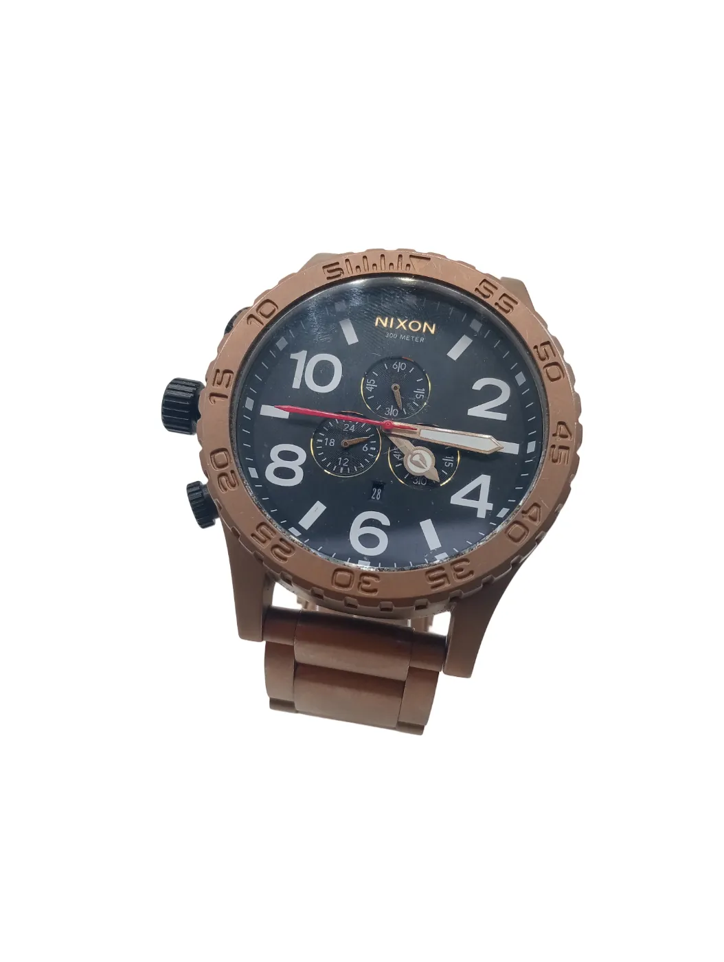 Men’s Nixon Simplify Watch – Bronze/Black, 268.5 gms (wr 1343570)