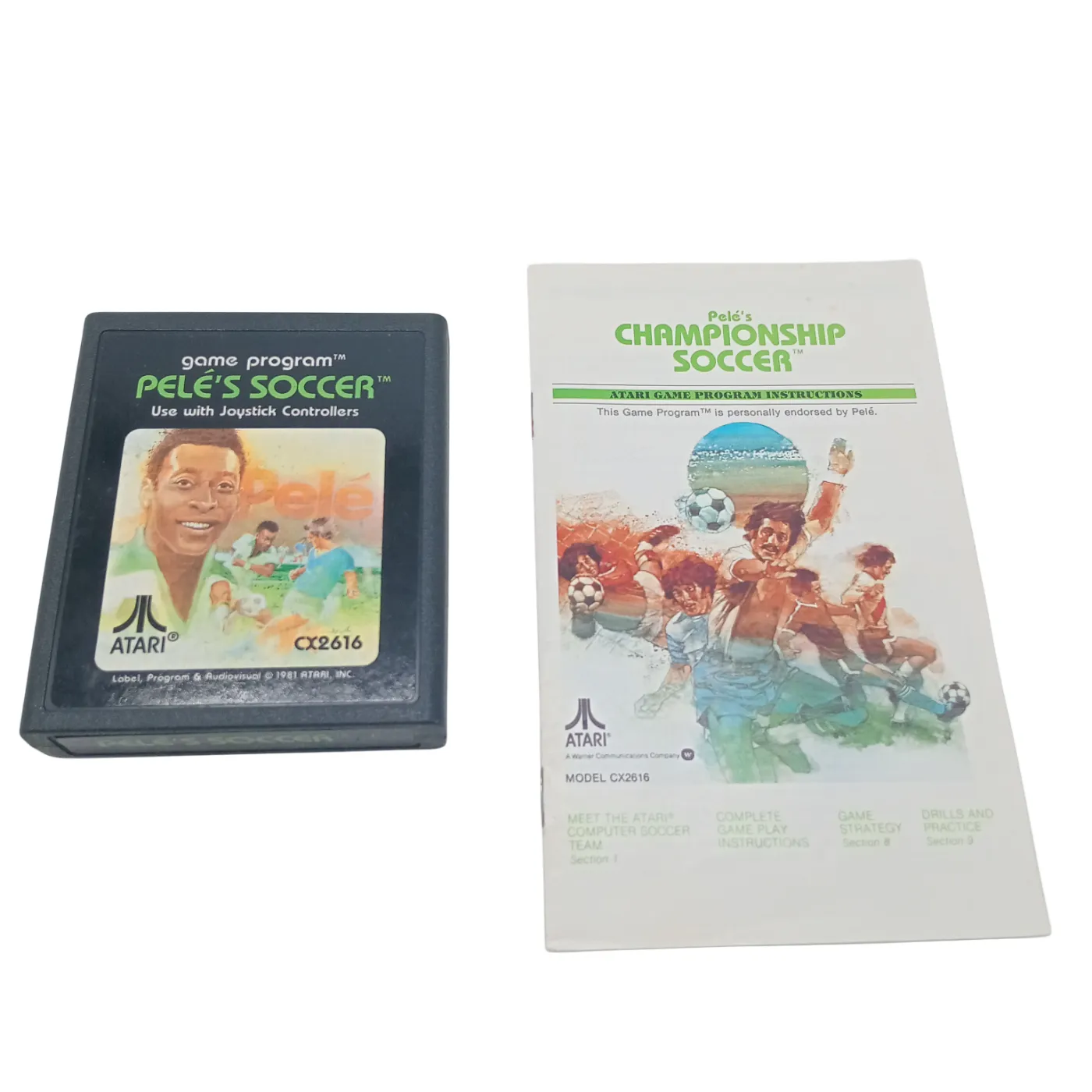 Atari 2600 Game in Box: Pele’s Soccer (WR 1396215)