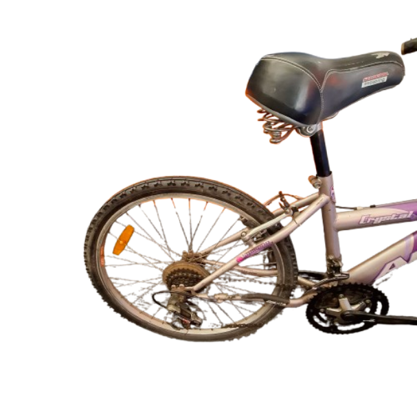 Appolo Crystal Bike Silver  (JN)Pickup