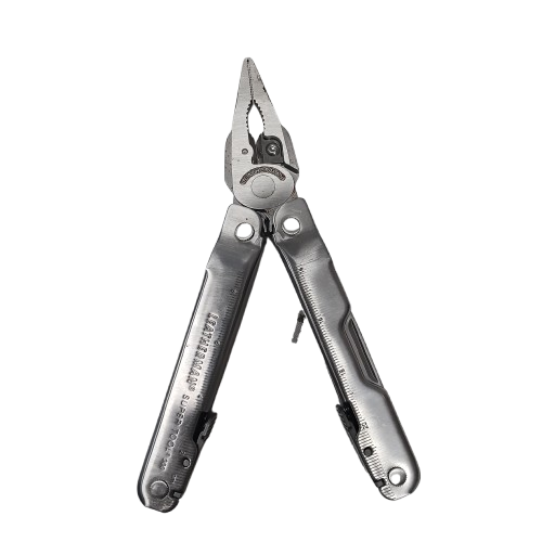 LeatherMan Super Tool 300 Multi Tool Silver in Black Case (WR 1405340)