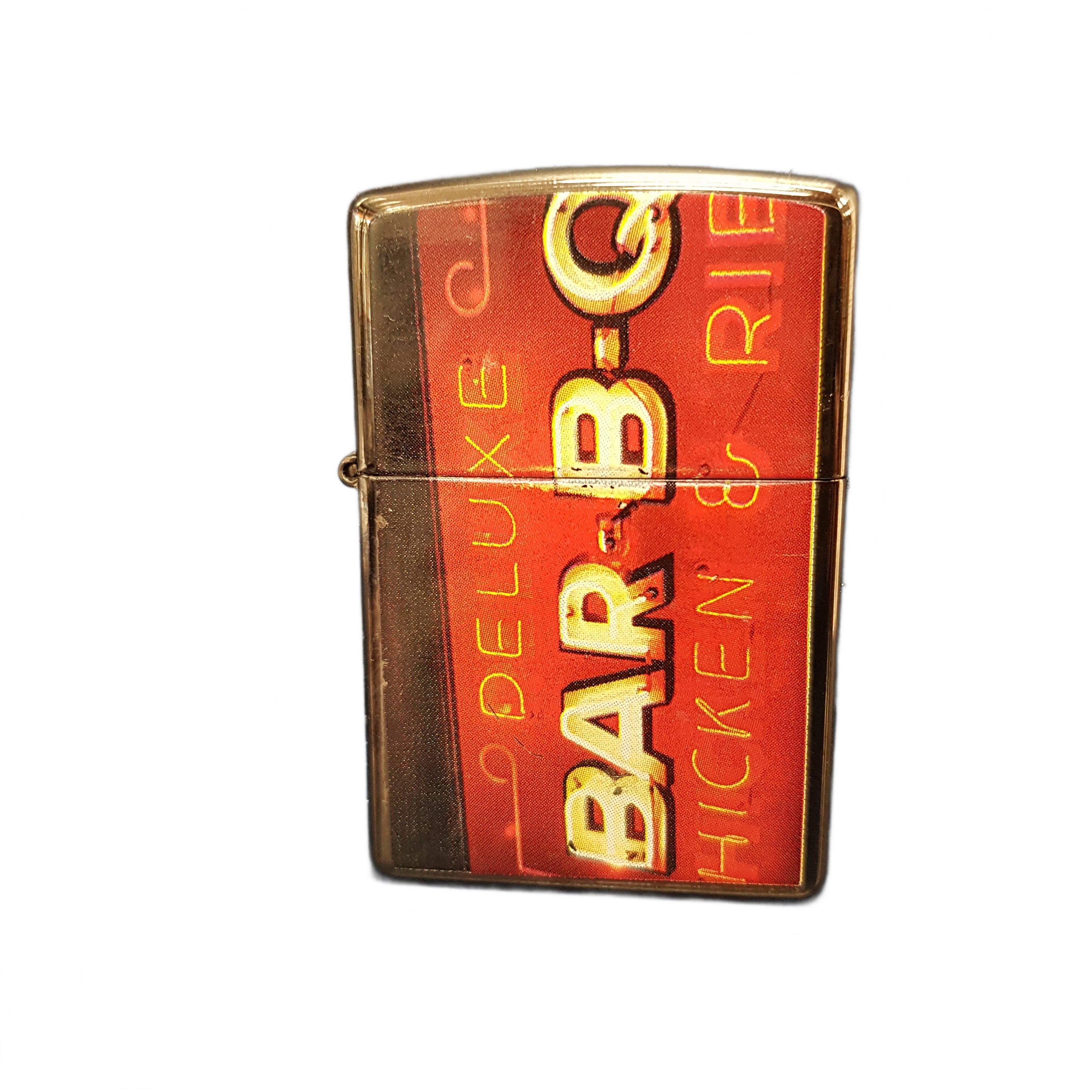 Zippo Barbq Lighter Red Black ** SECOND HAND ** (MR1434822)