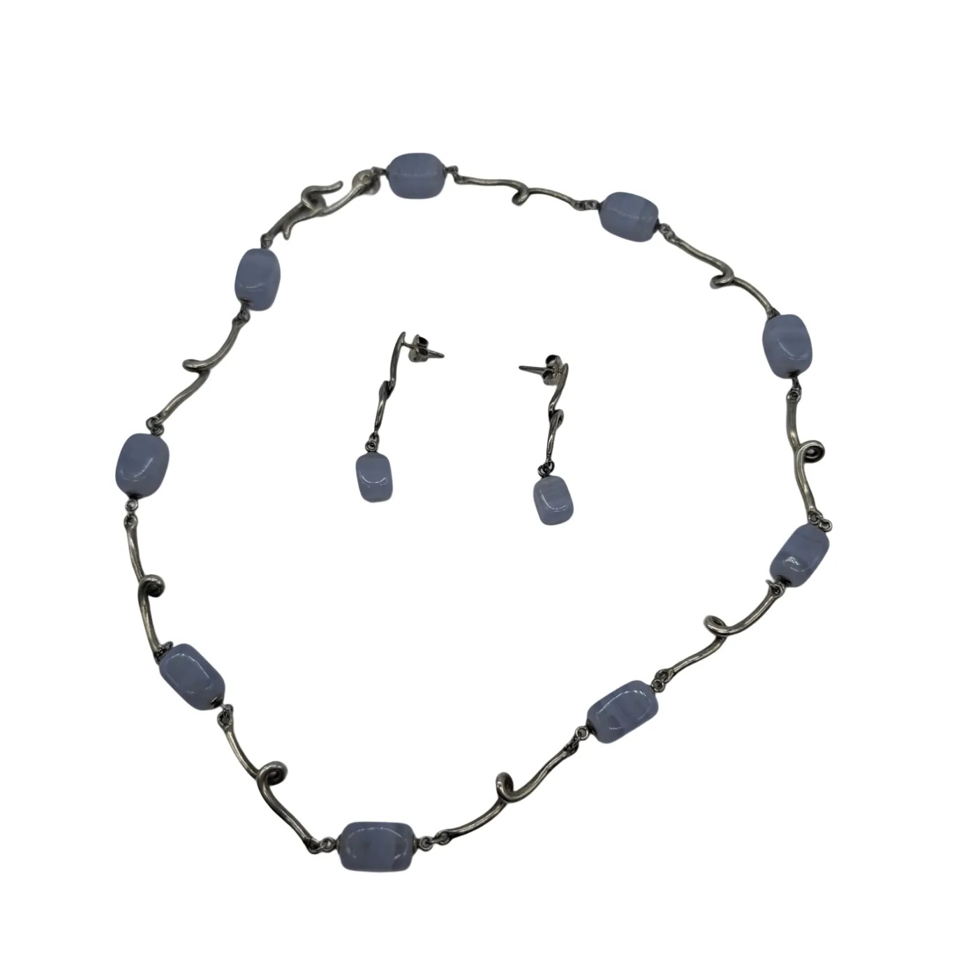 Ladies 925 Sterling Silver Twist Necklace (WR 1416148)