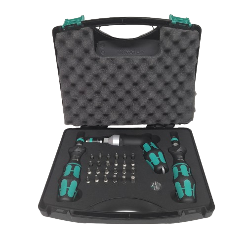 Wera 7440/41/42  Kraftform Torque Screwdriver Set 0.3-6.0 Nm (LN)