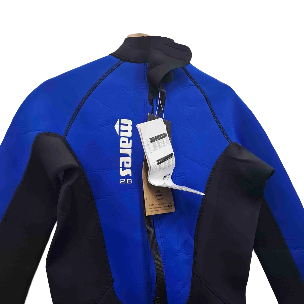 Mares Manta 2.8 Wetsuit Black/Blue Size 5 – New With Tags (WR 1435312)