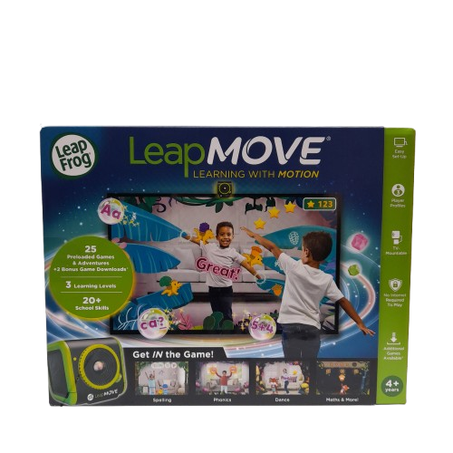 LeapFrog LeapMove Learning With Motion TV Game System 6187 Green (MR)