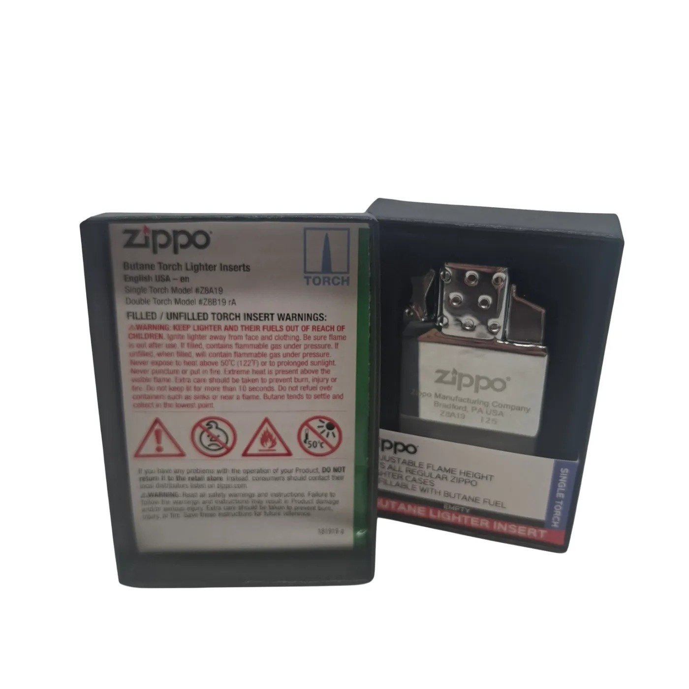 Zippo Lighter Z8A19 Silver (WR 1422365)