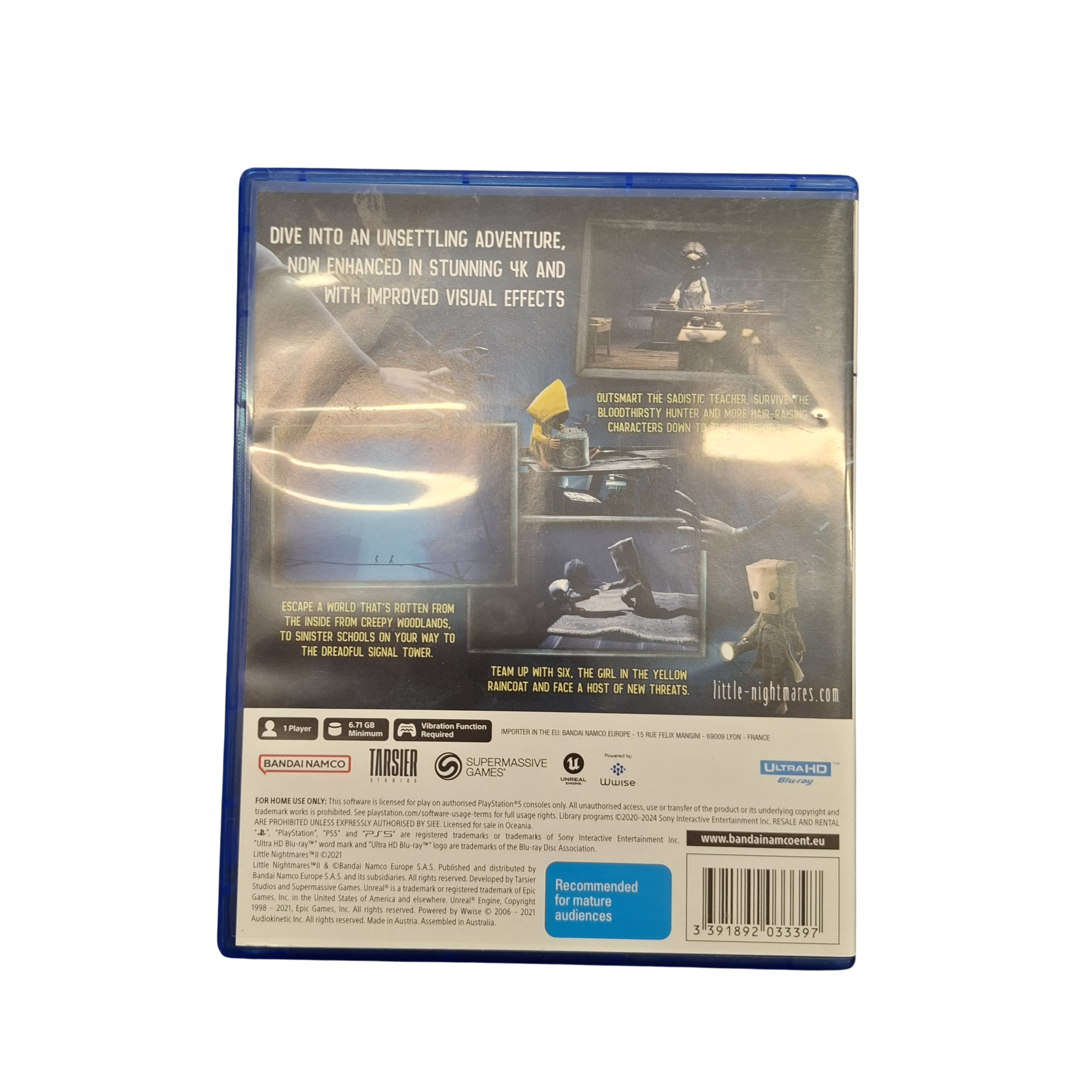 PS5 Game Little Nightmares II Enhanced Edition (JN)