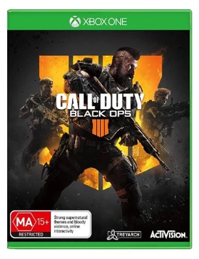 XBOX One Call Of Duty Black Ops IIII (4), Very Good Condition, With Case, No Manual