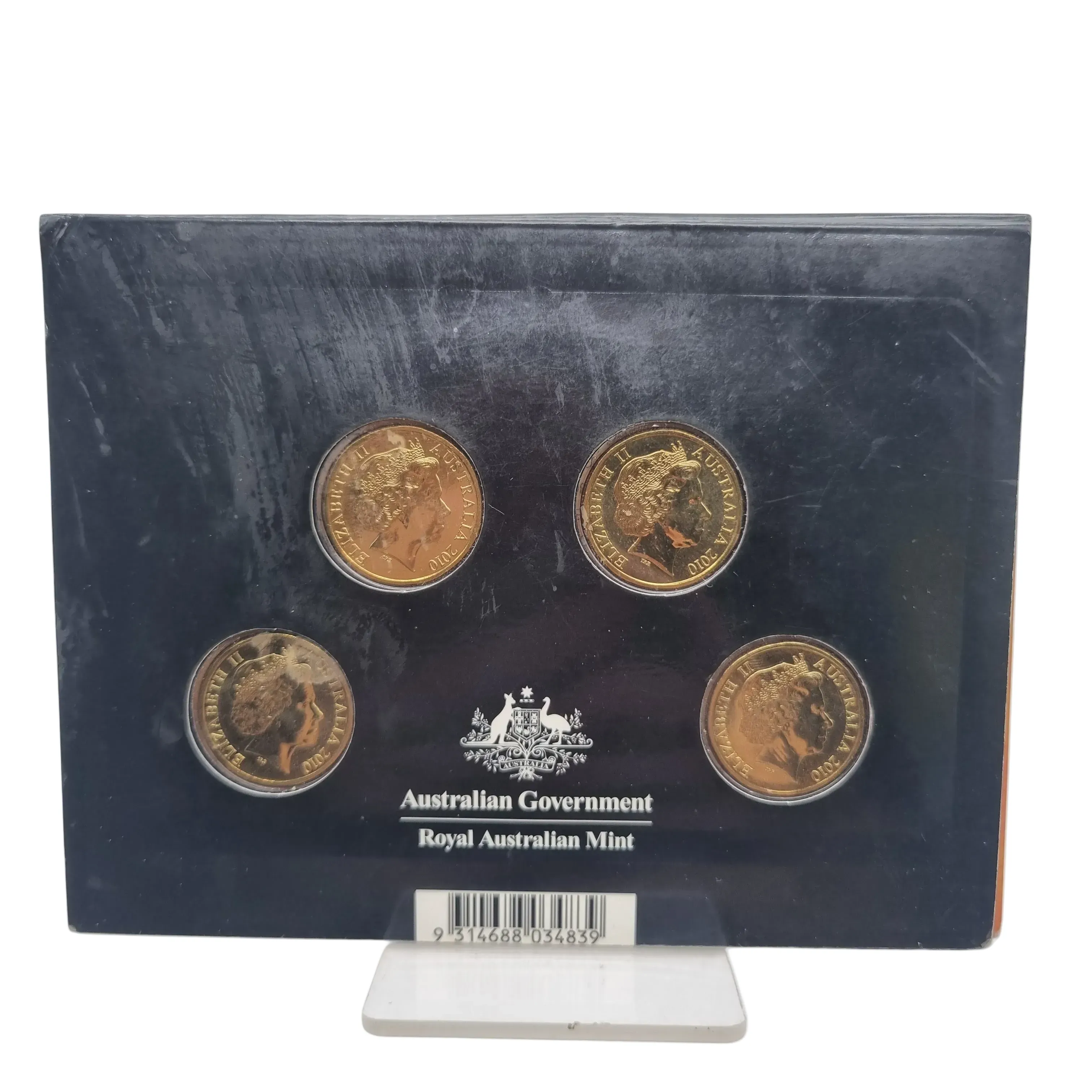 Royal Australian Mint: 2010 100 Years Of Australian Coinage $1 Uncirculated Four Coin Set