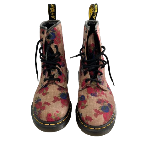 Dr Martens Boots Castel Floral Pattern (MK)
