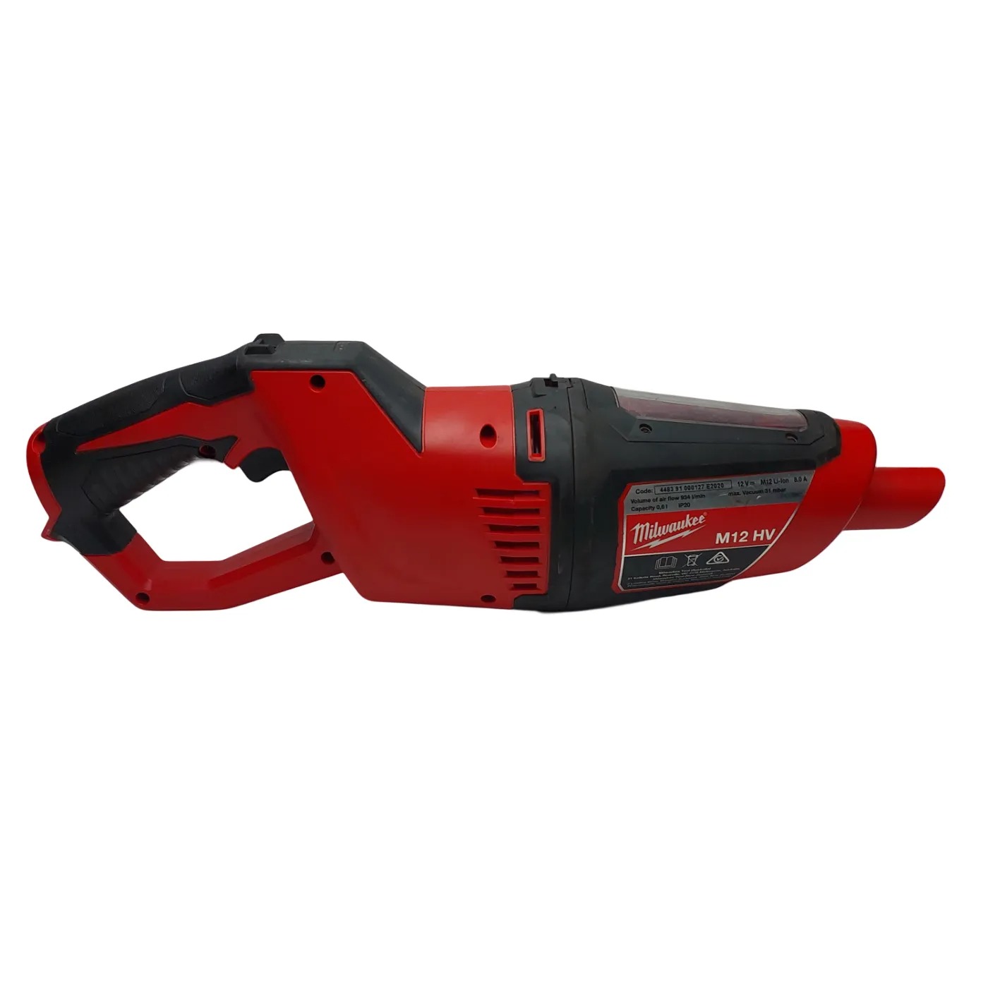 Milwaukee M12 HV Cordless Compact Vacuum (GB)