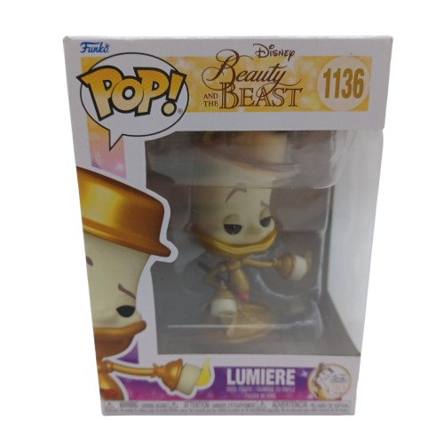Funko Pop! Vinyl Beauty + The Beast 30th Anniversary #1136 Lumiere Very Good Condition With Box (LE 1351776)