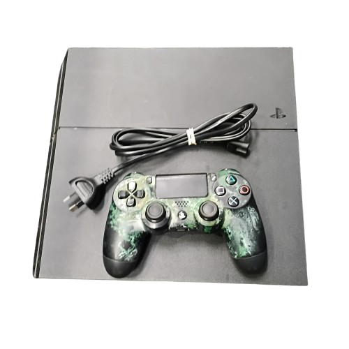 Sony PlayStation 4 CUH-1202A Console Black and Camo Controller (NA)