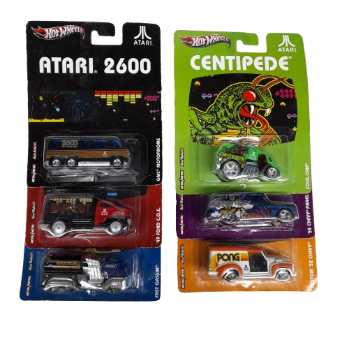Hot Wheels Vintage Atari Model Cars Set of 6 (MR)