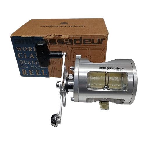 Abu Garcia Ambassadeur SX7700CL Silver Fishing Reel (1433451) (CP)