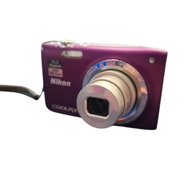 Nikon COOLPIX S2700 16MP Digital Camera Purple (JN)