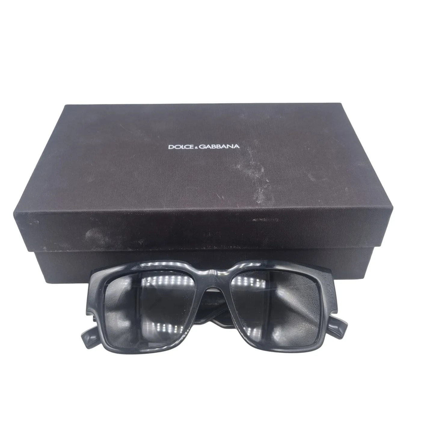 Dolce And Gabbana Sunglasses G6184 Black/White with Box (WR1428425)