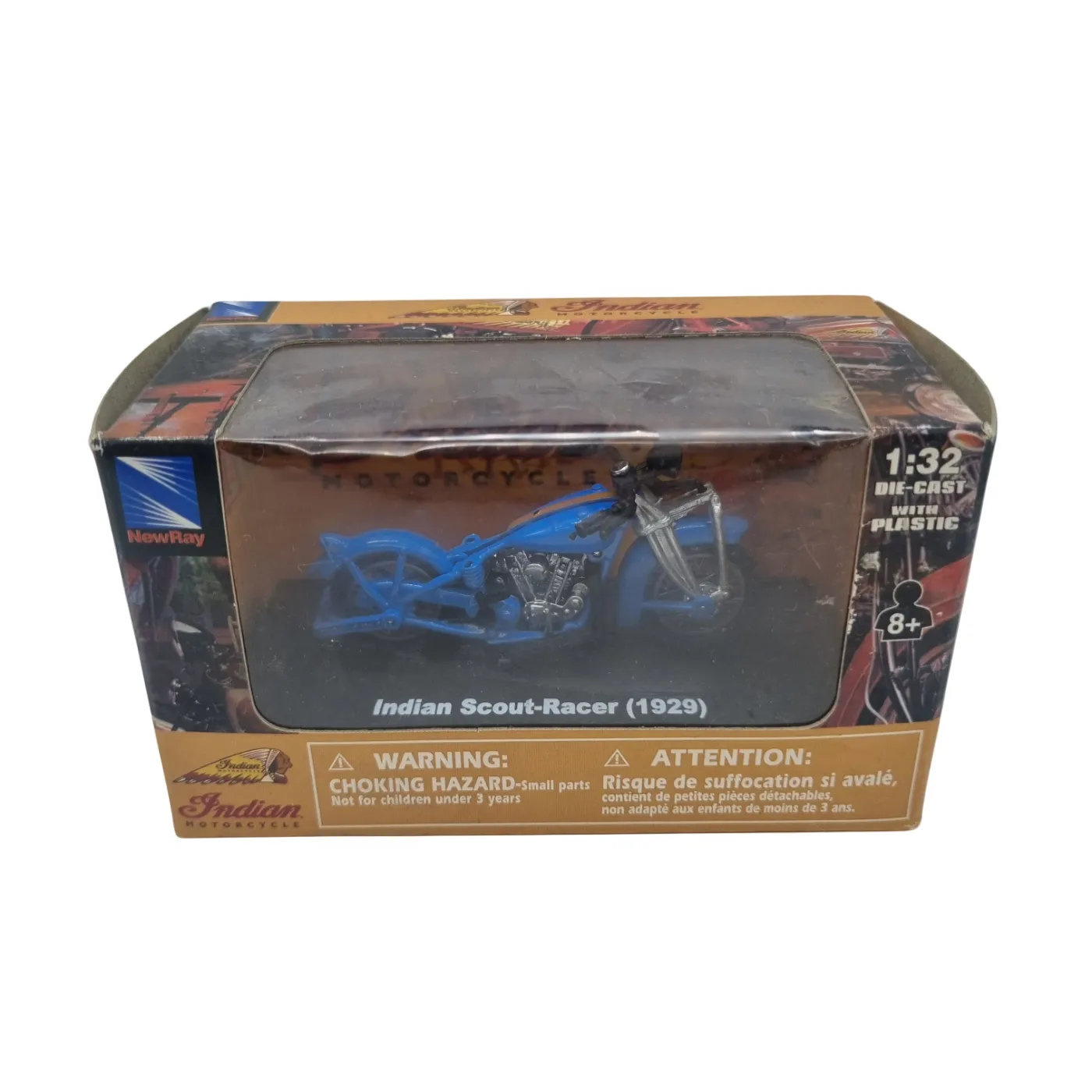 1929 Indian Scout Racer Model. Scale 1:32 In Box