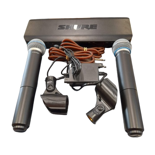 Shure Microphone Wireless Reciever BLX88 M17 With 2 Mics (GE)