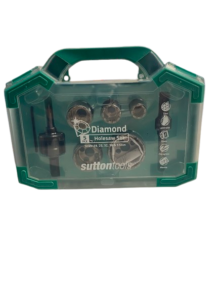 Sutton Tools Diamond Grit Holesaw Set H1150007 (NG)