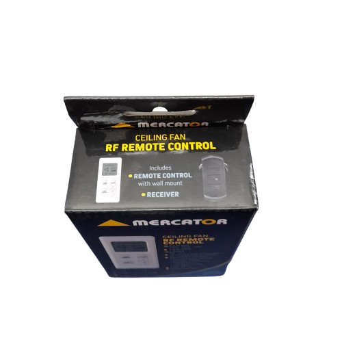 Mercator White Ceiling Fan Remote Control With LCD Screen (JN)