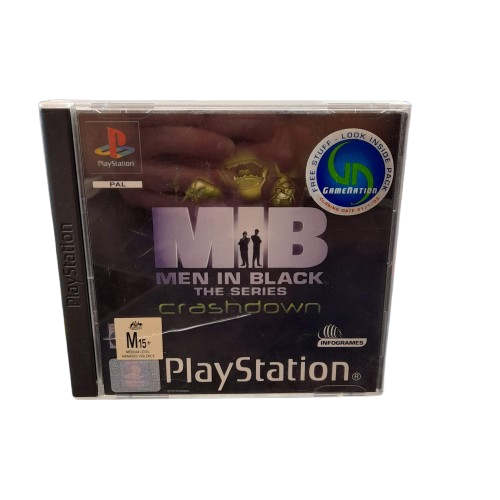 Men in Black Crashdown PS1 Game (GE)